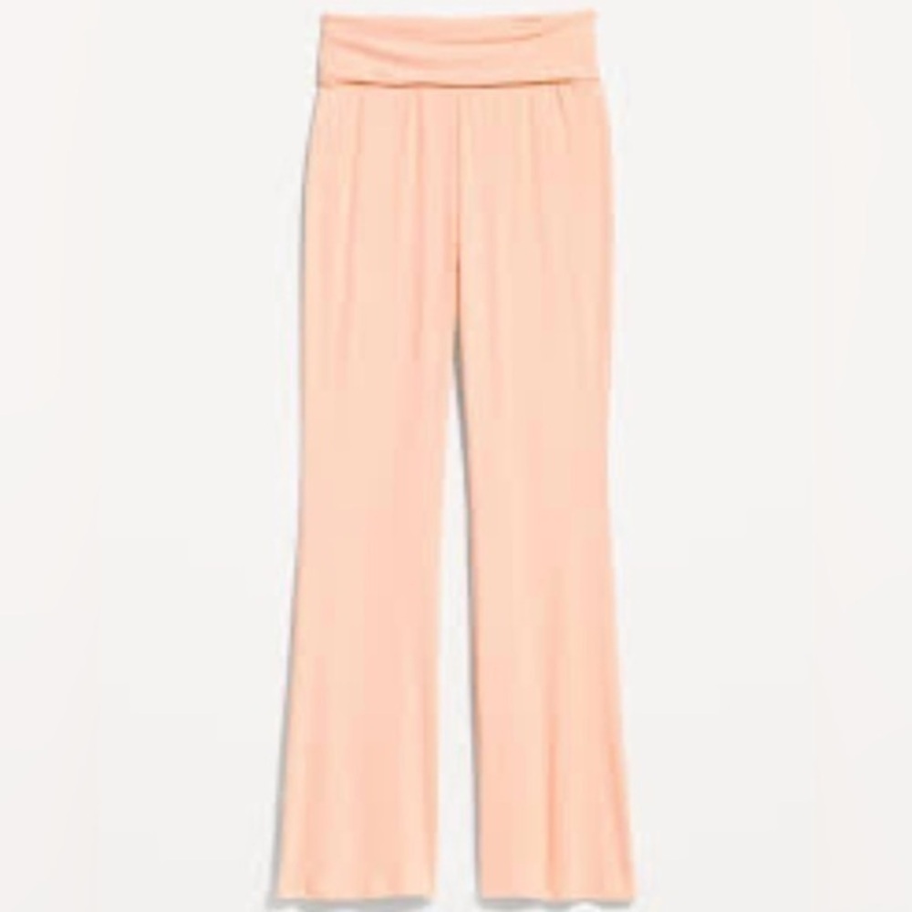 OLD NAVY - mid rise ultra lite fold over ribbed lounge pants - NWOT